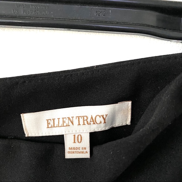 Black Ellen Tracy Straight Skirt - Picture 2 of 4